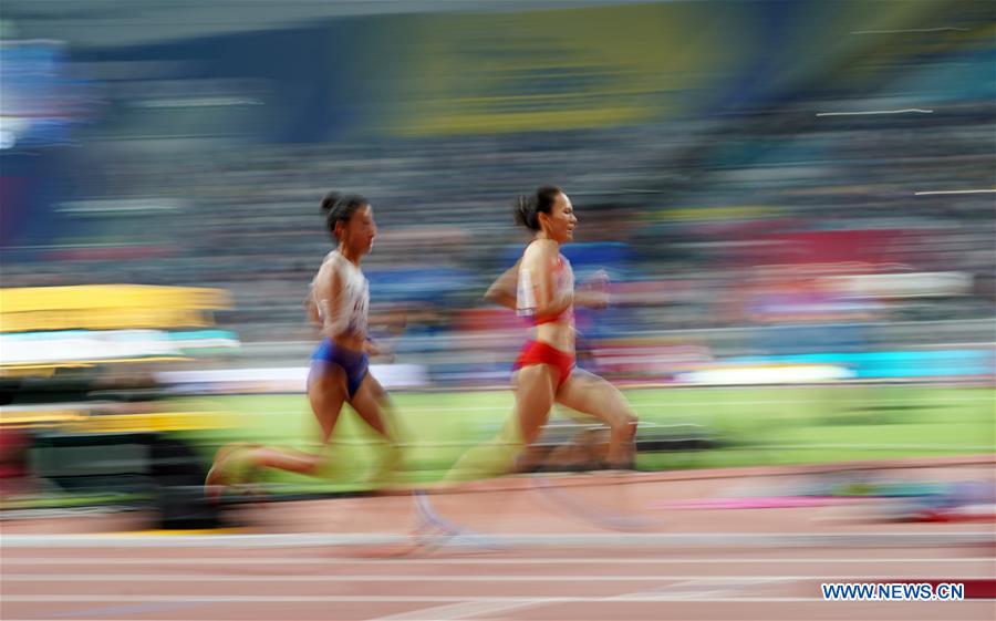 (SP)QATAR-DOHA-IAAF WORLD ATHLETICS CHAMPIONSHIPS-WOMEN'S 3,000 METRES STEEPLECHASE 