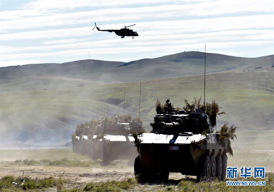 (國際·圖文互動(dòng))(5)“東方-2018”戰(zhàn)略演習(xí)中俄聯(lián)合戰(zhàn)役演練正式開始