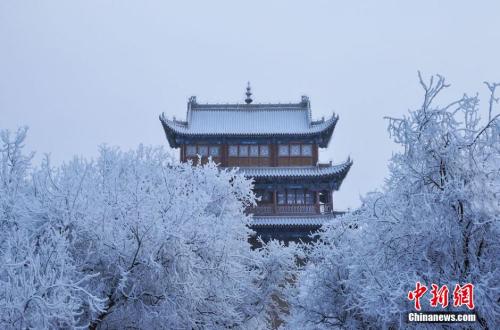 資料圖：小寒時節(jié)，甘肅嘉峪關(guān)市迎來了一場大雪。師永紅 攝