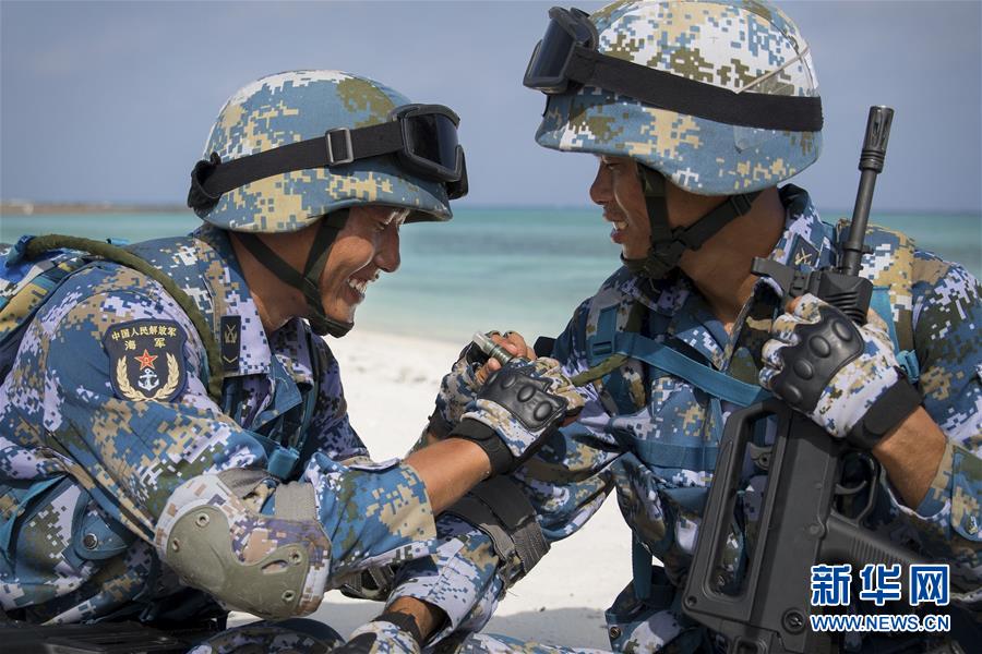（壯麗70年&middot;奮斗新時代&middot;新華全媒頭條&middot;圖文互動）（7）&ldquo;你在我的航程上，我在你的視線里&rdquo;&mdash;&mdash;走進(jìn)海軍西沙中建島官兵的五彩世界