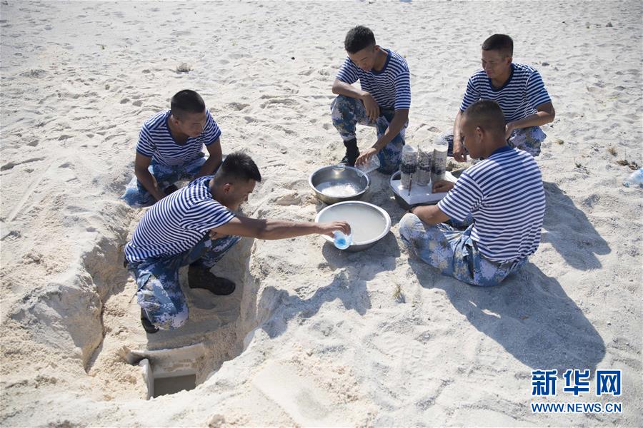 （壯麗70年&middot;奮斗新時代&middot;新華全媒頭條&middot;圖文互動）（8）&ldquo;你在我的航程上，我在你的視線里&rdquo;&mdash;&mdash;走進(jìn)海軍西沙中建島官兵的五彩世界