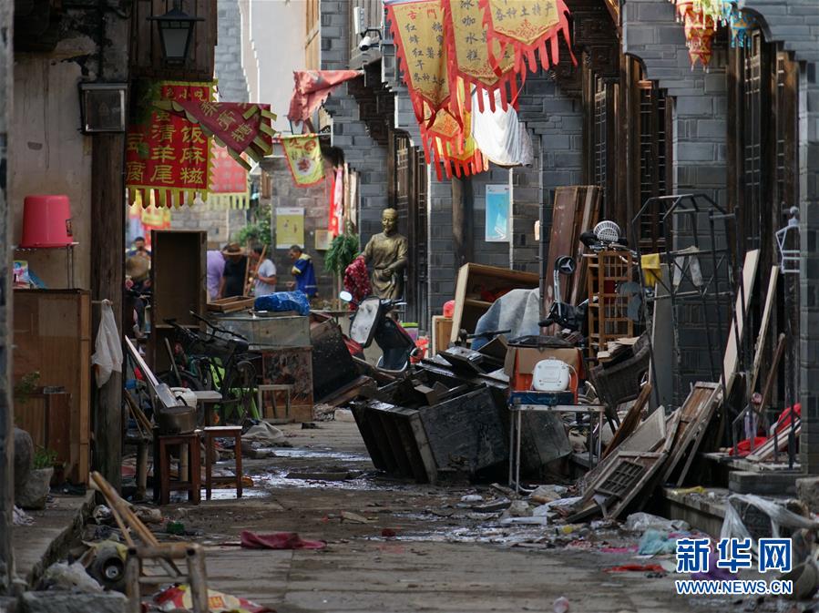 （關(guān)注&ldquo;利奇馬&rdquo;&middot;圖文互動(dòng)）（2）古城洪災(zāi) 八方馳援&mdash;&mdash;洪水災(zāi)害下的浙江臨?，F(xiàn)場(chǎng)目擊