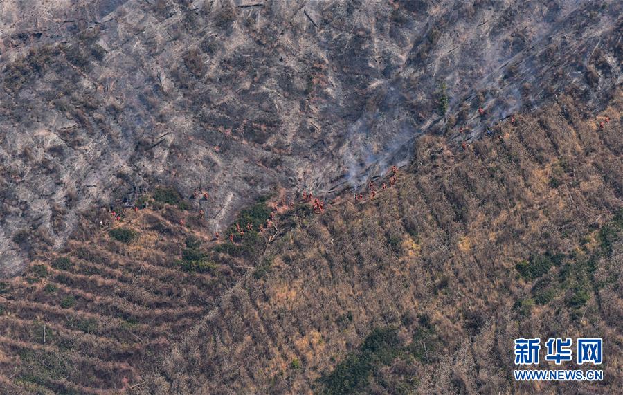 （圖文互動）（2）四川西昌市經久鄉(xiāng)森林火災明火已撲滅