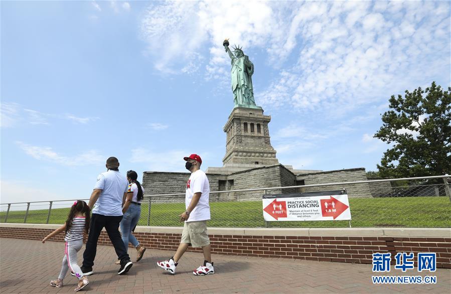 (國(guó)際疫情)(2)紐約進(jìn)入解封新階段 自由島重新開(kāi)放