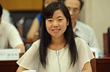 共產(chǎn)黨員微信、易信受眾代表喬薇發(fā)言