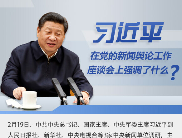 習(xí)近平在黨的新聞輿論工作座談會上強調(diào)了什么？