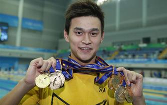 孫楊，六金一銀！