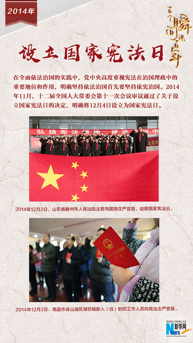 2014，設(shè)立國家憲法日