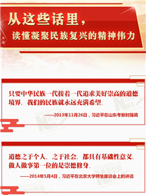 從這些話里，讀懂凝聚民族復(fù)興的精神偉力