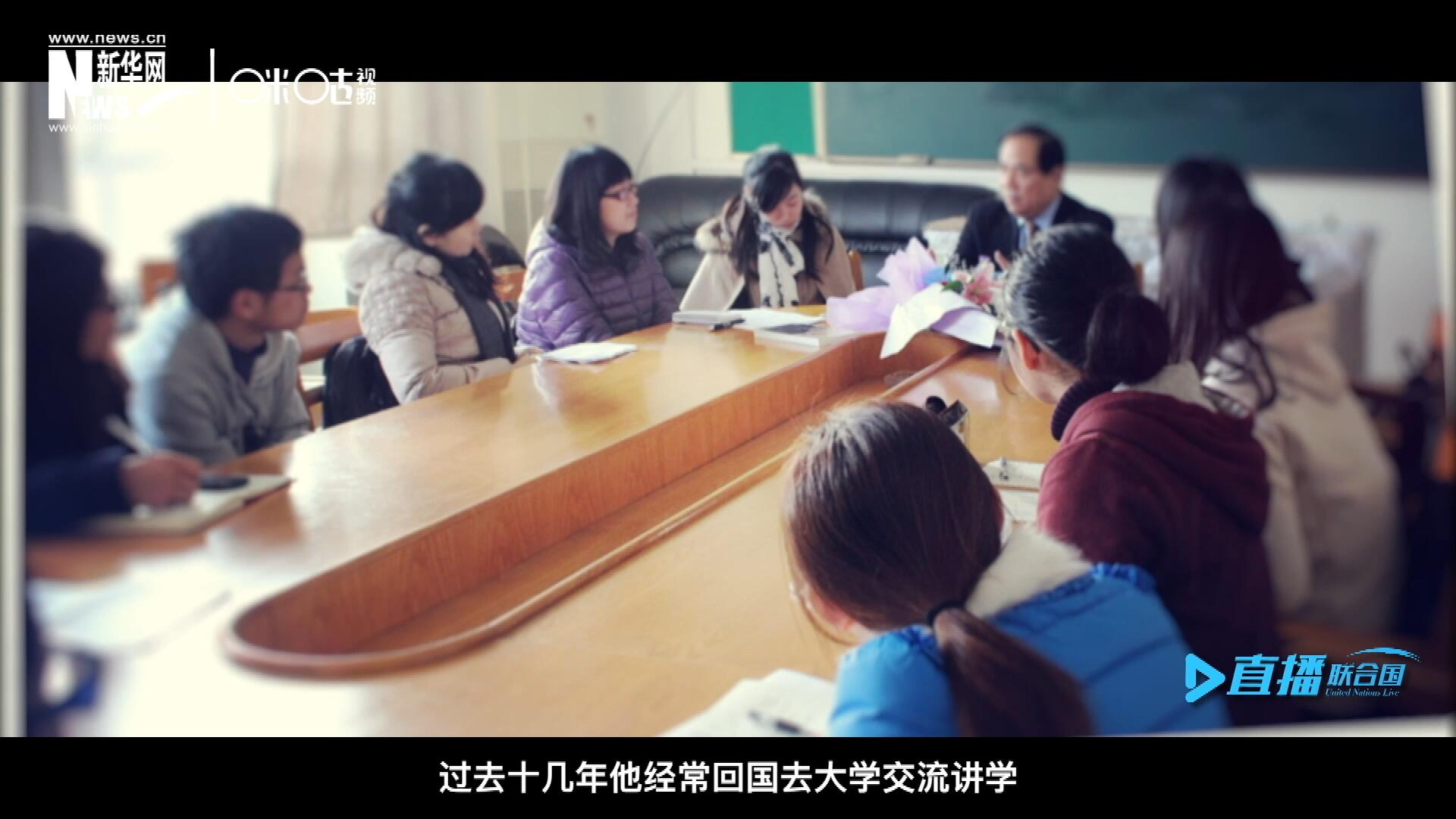過去十幾年陳峰經(jīng)?；貒ゴ髮W(xué)交流講學(xué)，給年輕人分享他學(xué)習(xí)、工作和生活的故事。