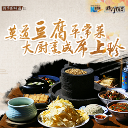 莫道豆腐平常菜，大廚烹成席上珍