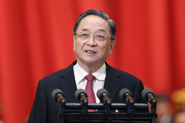 俞正聲作中國人民政治協(xié)商會議全國委員會常務(wù)委員會工作報(bào)告