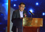 新華網(wǎng)黨組成員、副總裁汪金福致辭