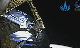 “天問(wèn)一號(hào)”探測(cè)器火星捕獲過(guò)程影像來(lái)了！