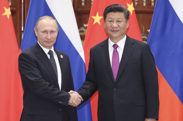 習(xí)近平會見俄羅斯總統(tǒng)普京