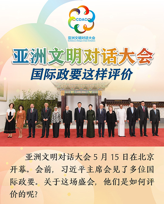 亞洲文明對話大會，國際政要這樣評價