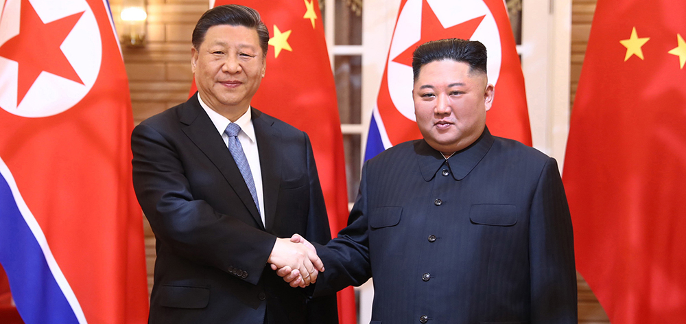 習(xí)近平同朝鮮勞動(dòng)黨委員長、國務(wù)委員會(huì)委員長金正恩舉行會(huì)談