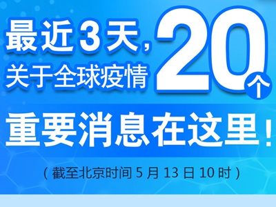 【圖解】最近3天，關(guān)于全球疫情20個重要消息在這里！