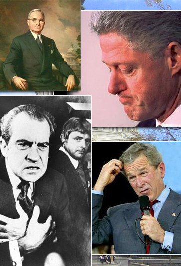 遭遇&ldquo;第二任期魔咒&rdquo;的美國(guó)總統(tǒng)們