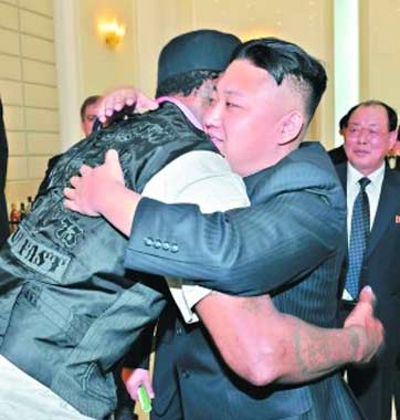 金正恩托羅德曼轉(zhuǎn)告奧巴馬：不打仗，打電話